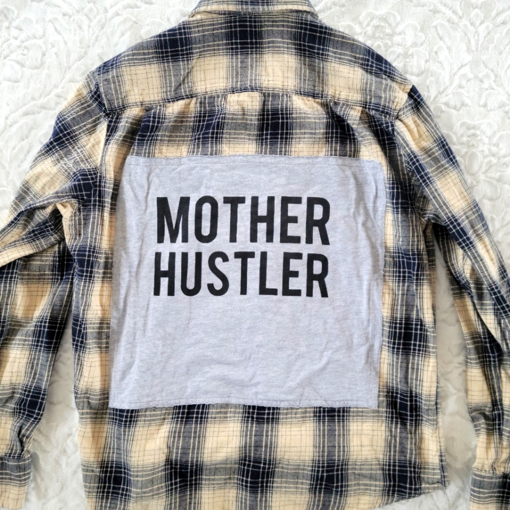 Upcylced One-of-a-kind Flannel